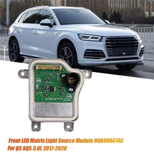 Right Front LED Matrix Light Source Module 80A998474C for  Q5 SQ5 3.0L 2017-2020 DRL Daytime Running Control Unit 1