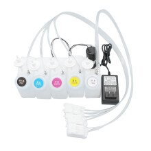 DTF Printer Ink Tube Damper Pipeline L805 L801 L1800 R1390 DTG Printer Ink Pipeline Clear Bottle Ink Sac Damper US Plug