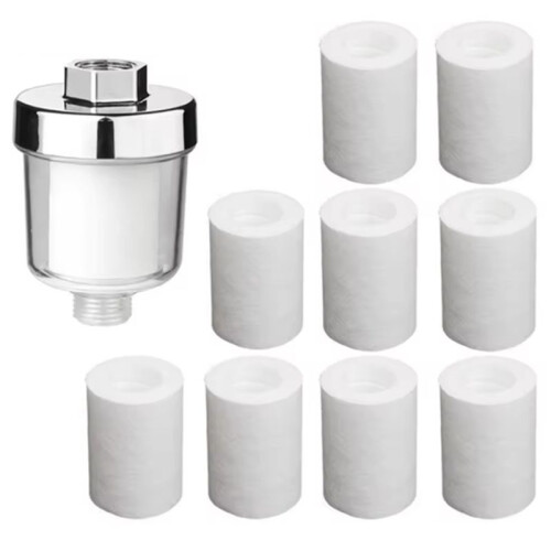 Vattenutloppsrenare Kit Universal Kranfilter Kök Badrum Dusch Hushållsfilter PP Bomullsfilter