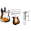 400 St Gitarr & Bas Valskyddsskruvar för Strat & Tele, Silver 4