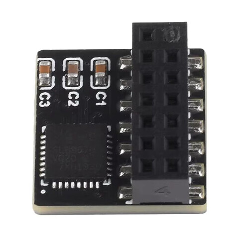 TPM 2.0 SPI Parallel Encryption Safety Module 14 Pin SPI Remote Card Board Encryption Security Board per