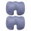 2X Cuscino per Seduta Premium Ortopedico Coccyx Sciatica Cuscino Sedia per Ufficio Sedia 1