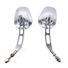 Handlebar Mount Mirrors for Dyna Electra Glide Road Glide Road King Sportster 1200 883 Rearview Mirrors, Chrome