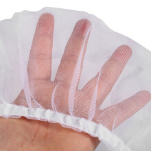 White Soft Nylon Mesh Seed Catcher Cover for Bird Parrot Cage Easy to Install