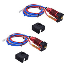 2X 3D Full Metal J- CR10S PRO Hotend Extrude Hot End Kit for -3 Pro CR10 10S Bowden Extruder 24V