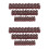 132 Pcs Drum Sanders Set Including 120 Pcs Sanding Bands and 12 Pcs Drum Mandrels 1