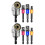 Impact Grade Power Hand Tools Driver Sockets Adapter Extension Set, 6Pcs Hex Shank Drill Nut Driver Bit Set 1