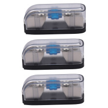 3X Auto Stereo Sicherungshalter, Auto Agu Audio Sicherungskasten Stromverteilungsblock 4Ga in 4Ga Out, Einweg