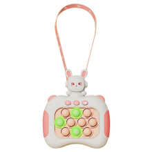 Quick Push Bubble Game Fidget Game Griff Anti-Stress-Spielzeug mit LED-Spielmaschine Stress Abbauen Spielzeug Jungen & MäDchen Geschenk B