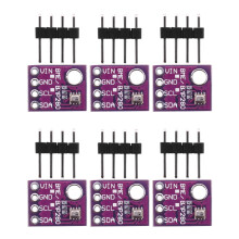 Módulo de Sensor de Presión Barométrica de Temperatura Digital de 6 Piezas BMP280 5V, Tablero de Presión Atmosférica con Sensor de Temperatura