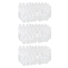 150x Empty Clear Plastic Fine Mist Spray Bottles with Microfiber Cleaning Cloth, 20Ml Refillable Container