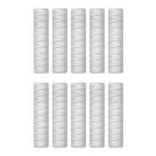 10Stck 10 Mikron 10 Zoll x 2,5 Zoll Faden Gewickelte Sediment Wasser Filter Patrone Ganzes Haus Sediment Filtration