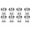 8X Egg Cups Set Stainless Steel Eggs Hard Boiled Eggs and Soft Tray Tool Holders Kitchen, Silver 1