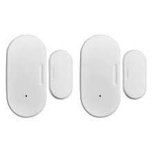 2X Tuya Zigbee Door and Window Sensor Home Automation Security Smartlife APP Alarm Remote Real- Push
