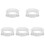 5St Draagbare Airco Afvoerslang Adapter Van Stevig Wit Plastic 4