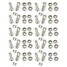 20X 5mm Metal Combiner Wheel Hub Hex Adapter with Bearing Upgrade Accessories for Wpl D12 1/10 Rc Truck Car Parts