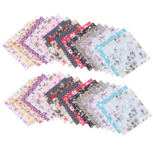 Fabric Patchwork Cotton Material Batiks Mixed Squares Bundle, 10 x 10cm, 100-Pack