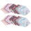 Fabric Patchwork  Cotton Material Batiks Mixed Squares Bundle, 10 x 10cm, 100-Pack 1