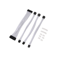9-Zoll-Geflecht-Verlängerungskabel-Set, Basis-Verlängerungskabel für PC-Gehäuse, Kamm Inklusive, ATX 24-Polig, PCIE 6+2-Polig, CPU 4+4-Polig, C