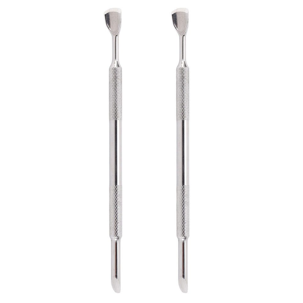 2 Set Cuticle Pusher Kit for Dead Skin Removal, Nail Polisher, Finger Divider