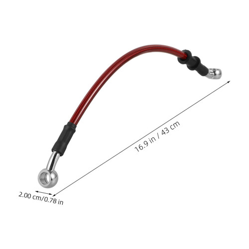 Motorfiets Remleiding Nylon Kern Flexibele Bremslang Multikleur 1