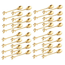 Ice-Cream Tea Stirring Spoons Retro Dessert Demitasse Espresso Spoons Cutlery Kitchen Tableware 4 Set of 32 Pieces