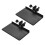 2X Universal Microphone Stand Clamp- Tray Metal Material with Mounting Clamp 1