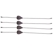 4Pcs Bronze Ceiling Fan Pull Chain Set, Decorative Fan Pull Chain Pendant Extension, Lighting & Fan Beaded Fan Pull