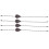 4 Stück Bronze Deckenventilator Pull Chain Set, Dekorative Fan Pull Chain Anhängerverlängerung 1