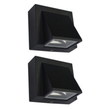 2X 5W Modern LED Wall Light Outdoor Waterproof Wall Lamp Perfect for Corridor Courtyard Gate Terrace Balcony Garden