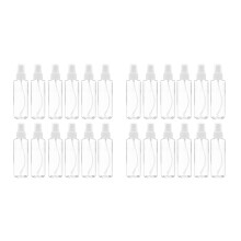 24 Pack Fine Mist Clear Spray Bottles 120 Ml (4 Oz) with Pump Spray Cap