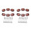 12 Pcs/Set Guitar Tuning Peg Buttons, Tuning Pegs Knobs Machine Heads Buttons for Guitar 1