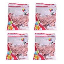 200 Stück 10 Zoll Metallisch Latex Luftballons Dickes Chrom Hoch Glanz Metall Perl Ballon Globos Rosegold