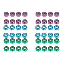 48Pcs Skateboard Truck Wheel Axle Screw Nuts Longboard Hardware Accessories