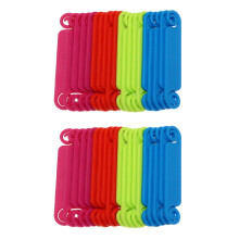40Pcs Cable Tags Multicolor Cable Management Labels Writable Cable Tags Cord Identification Tags for USB Computer Phone