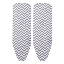 2Pcs 140x50cm Durable Reusable Flat Heat Resistant Cotton Ironing Board Cover Pad Large Extra Thick