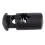 Diameter 8 mm Hole, Cord Cord Stopper Laces Snap Hook, Black, 100 Pcs 4