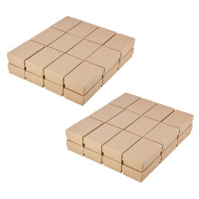 48PCS Paper Gift Box Small Paper Jewelry Box Handmade Cardboard Packing Gift Box Wedding Decorations
