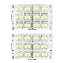2X Nuevo 3V 5V 12 LED Super Brillante PirañA LED Placa de Circuito Luces LED Luz Yate