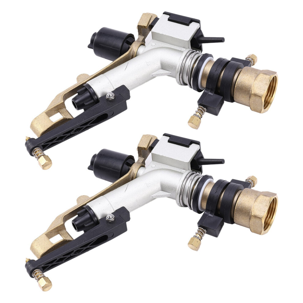 2Pcs 1 Inch Female Thread Covering Range Sprinkler Garden Agriculture Lawn Grass Irrigation Watering Nozzles Brecantia