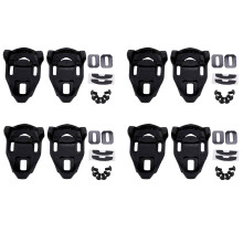 4X Cale-Vélo Set En Plastique Noir Vélo de Route Vélo PéDale Verrouillage Taquet Antidérapant Vélo de Route Taquet pour  IClic / XPresso PéDale