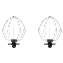 2X Edelstahl Ballon Draht Peitsche Mixer Aufsatz für EPRO Mehl Kuchen Ballon Schneebesen Ei Sahne KüChen Werkzeug