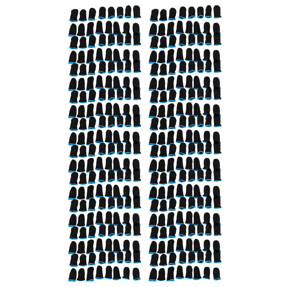 18-Pin Carbon Fiber Finger Sleeves For Pubg Mobile Games Press Screen Finger Sleeves(160 Pcs) 6032287536167