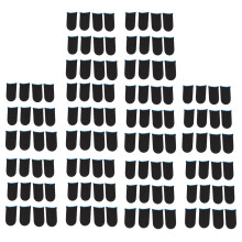 18-Pin Carbon Fiber Finger Sleeves for PUBG Mobile Games Contact Screen Finger Sleeves(120 Pcs)
