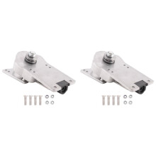 2X Arrivo Surf Skate Trucks Lega 7 Pollici Land Surfboard Skateboard Staffa Base Nero C7 Bridge Spring Bracket, Argento