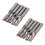 10Pcs 6mm 1/4 Inch Carbide Cnc Router Bits One Single Flute End Mill Tools 22mm 1