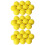 30pcs Yellow Soft Elastic Indoor Practice PU 1