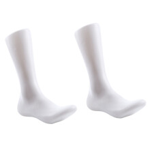 2X MäNnliche Beine FüßE Fuß Schaufensterpuppe Socke Display Form Kurze Strumpf, MäNnlich