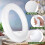 30pcs plastic key labels id tags for hotel keys white 6
