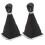 2X 5 Speed Gear Stick Shift Knob & Dust Boot Cover for  Focus MK2 2005-2012 1